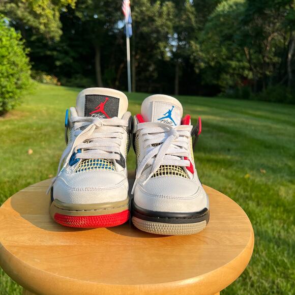 Jordan Athletic Shoes - White, Blue, Red main image 5